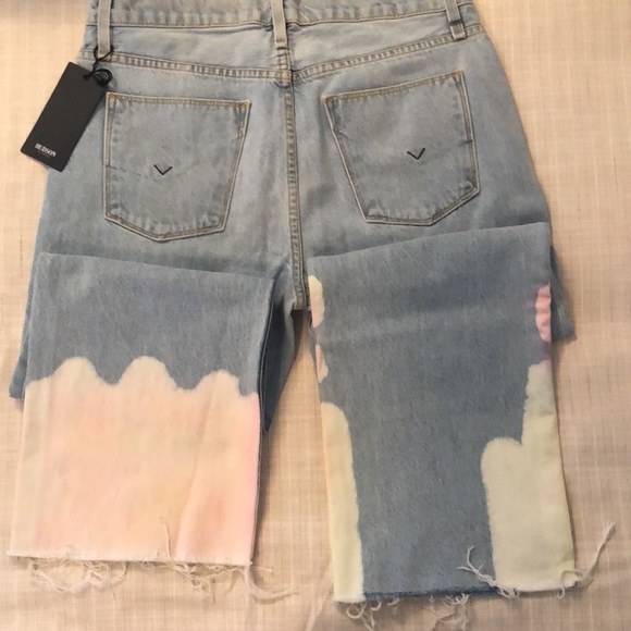 NWT Hudson Sloane jeans with pastel bleach 28 - Picture 9 of 12